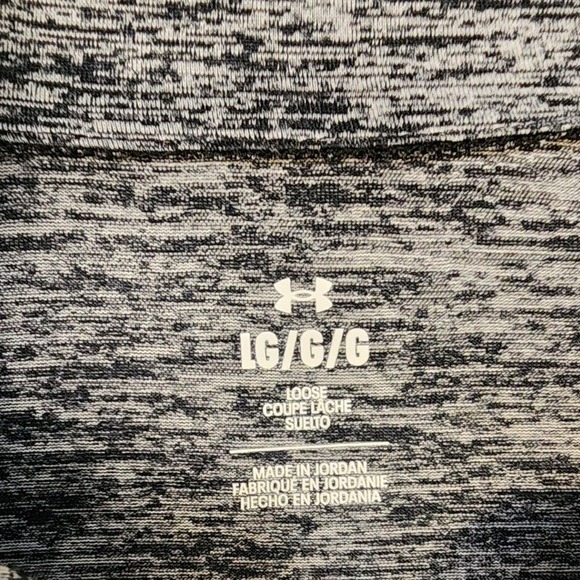 Under Armour Pullover Long Sleeve Gray Heathered Athletic Top Women's LG - Picture 6 of 8
